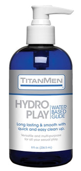 TitanMen Hydro Play Water Based Lubricant 240 ml Pump Bottle Water Based Lube